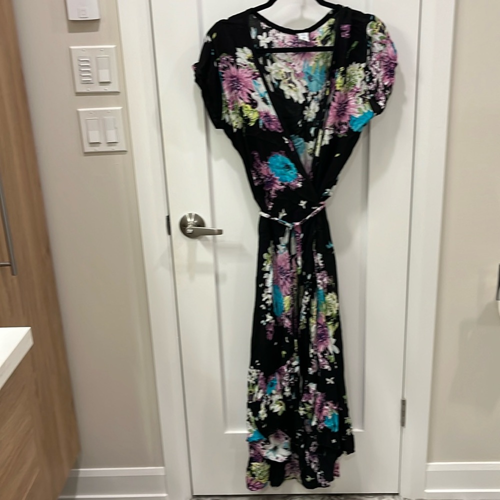 Maxi wrap dress